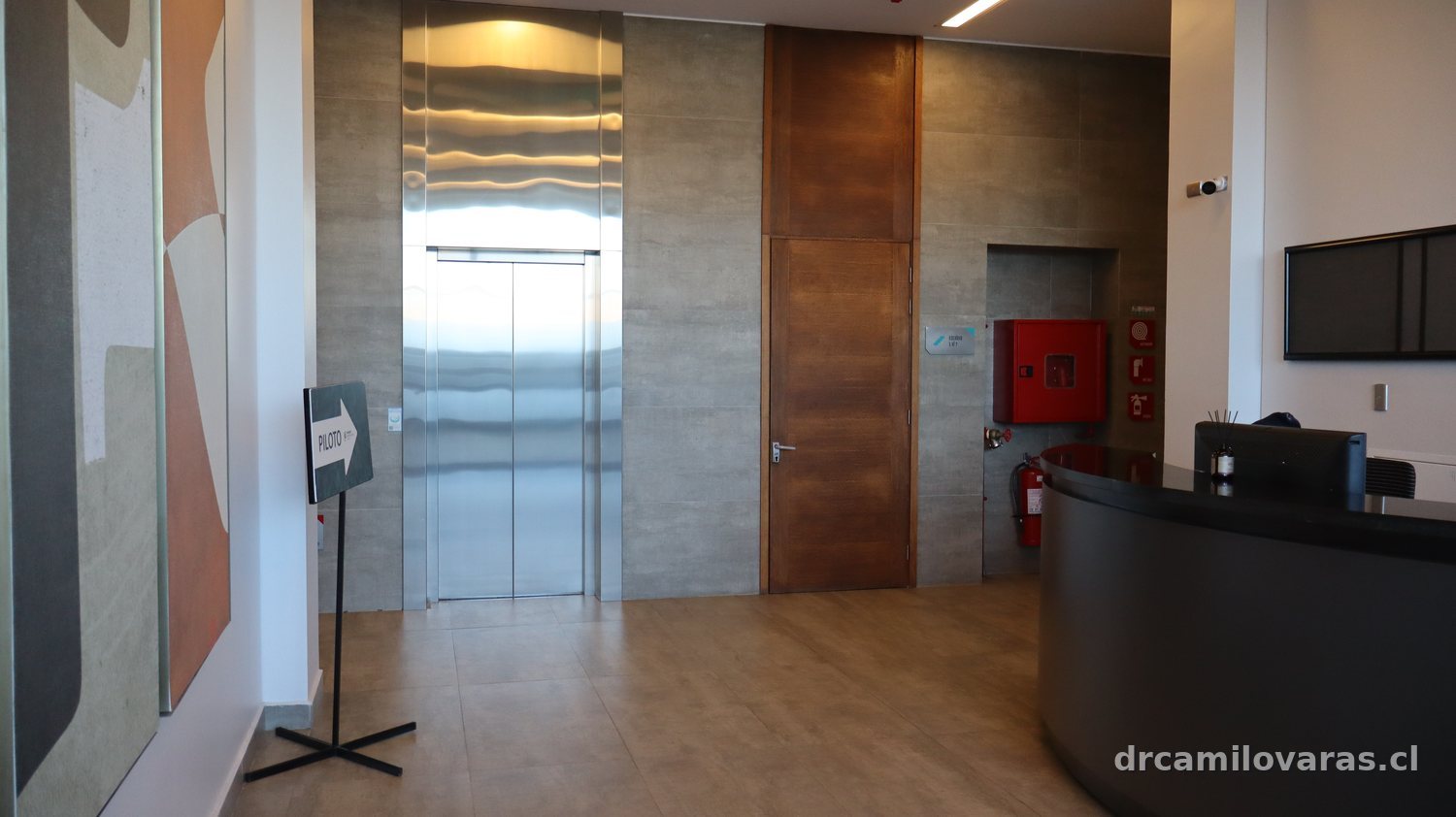 Hall de acceso del edificio