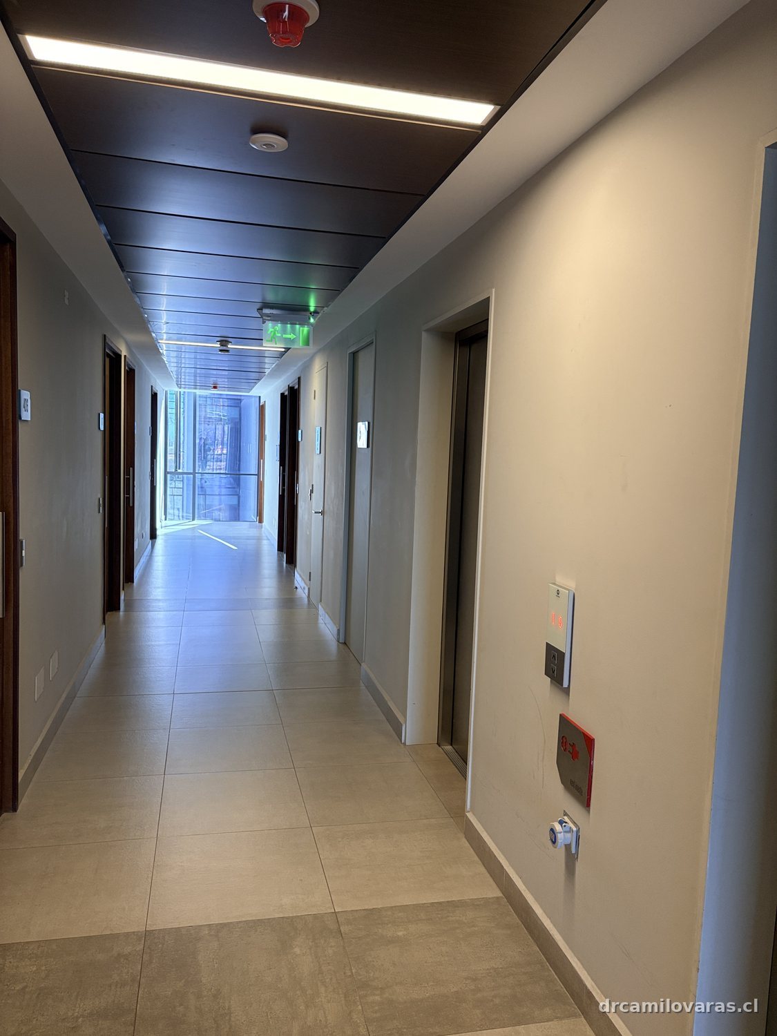 Pasillo interior del edificio
